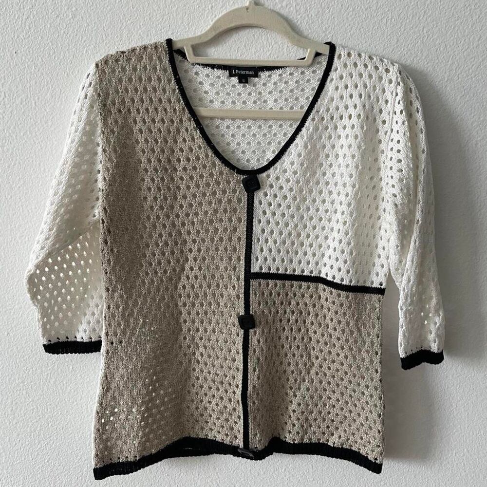 Unbranded Women's White and Cream Cardigan